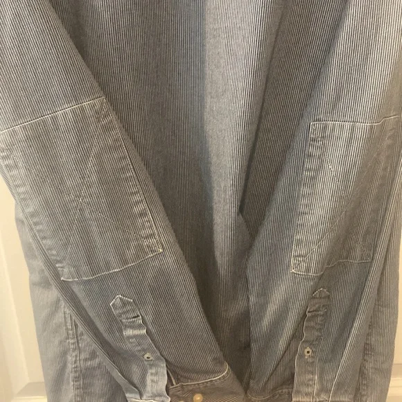 Banana Republic Men’s long sleeve button up, XL navy denim Durable fabric like N - Picture 8 of 16